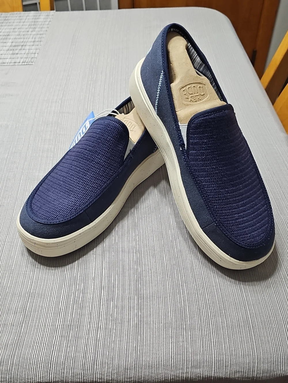HEYDUDE Men's Sunapee Coastline Shoes. New In Box. Never Worn.